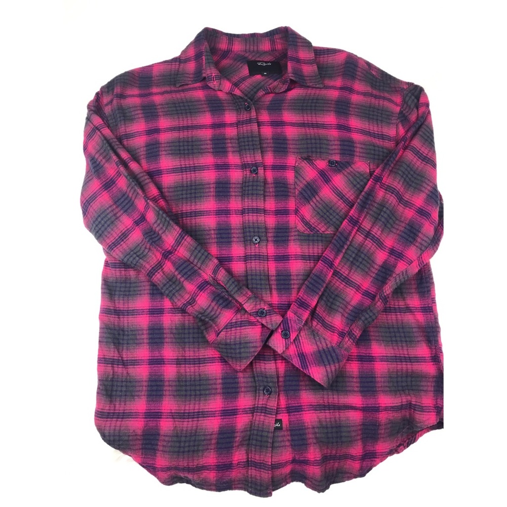 Rails Plaid Flannel Long Sleeve Shirt Small